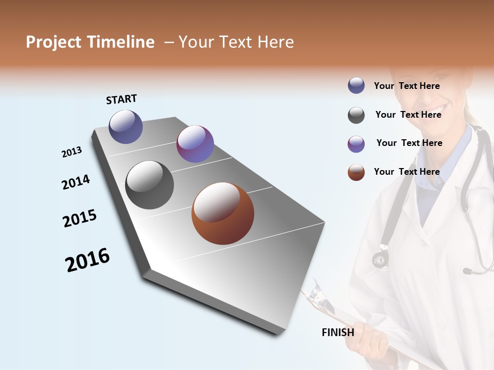 Worker Smile Laboratory PowerPoint Template