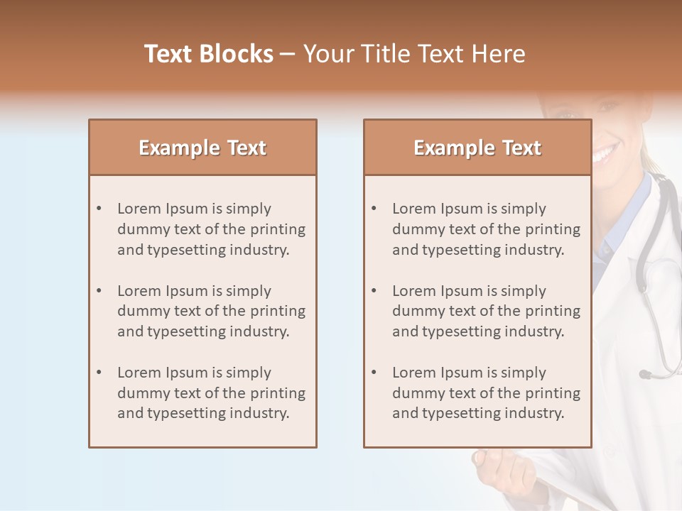 Worker Smile Laboratory PowerPoint Template