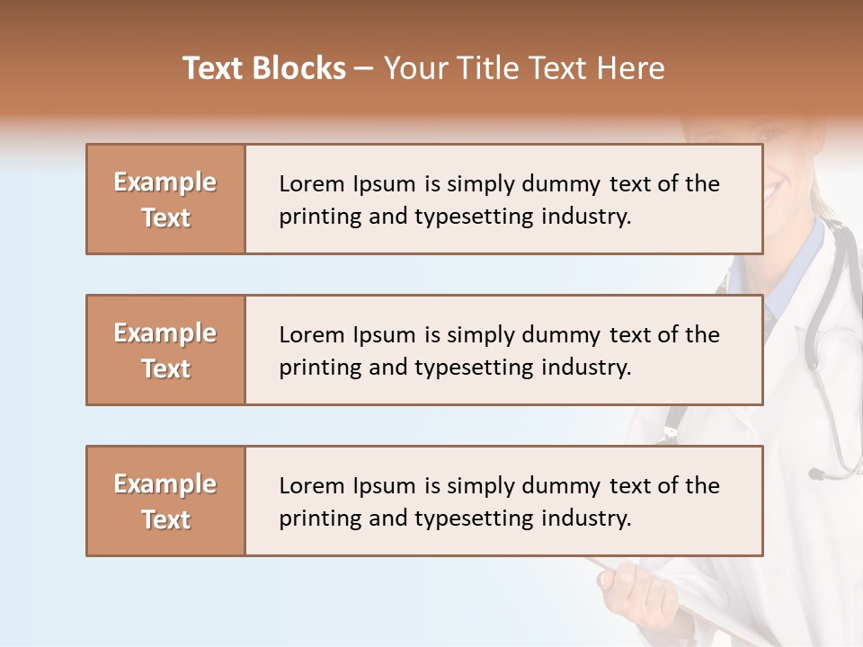 Worker Smile Laboratory PowerPoint Template