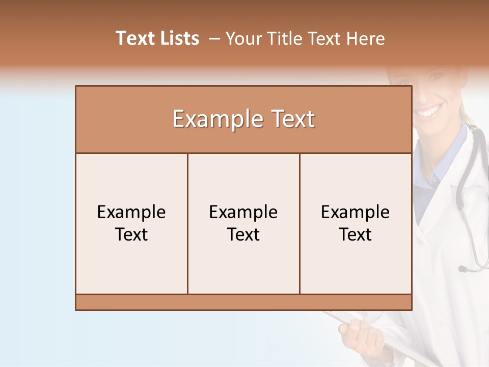 Worker Smile Laboratory PowerPoint Template