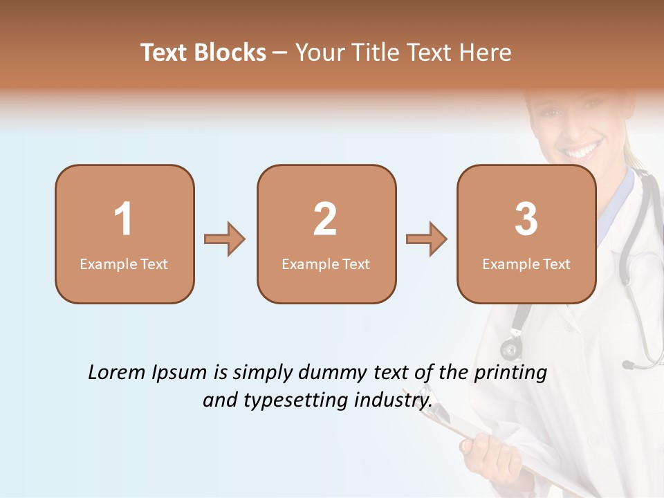 Worker Smile Laboratory PowerPoint Template