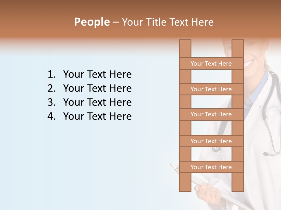 Worker Smile Laboratory PowerPoint Template
