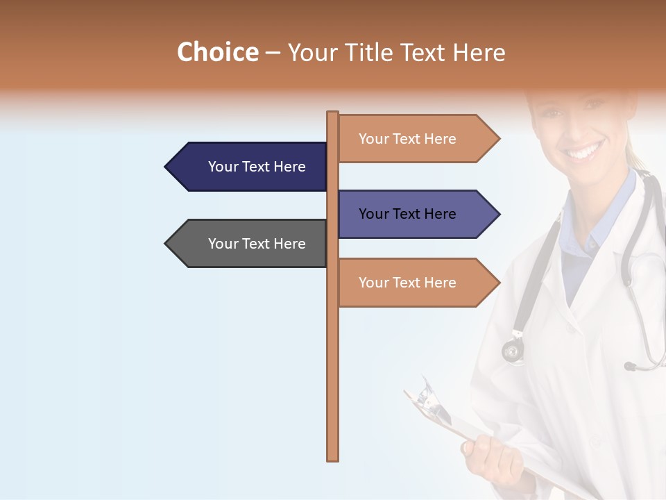Worker Smile Laboratory PowerPoint Template