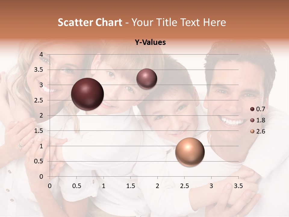 Dad White Hug PowerPoint Template