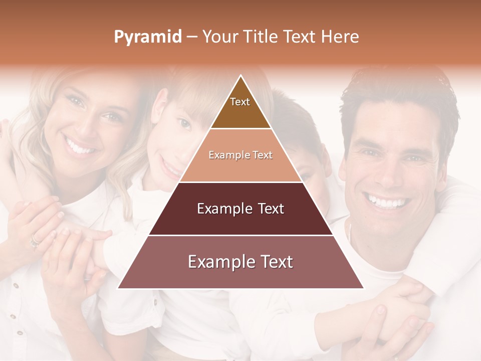 Dad White Hug PowerPoint Template