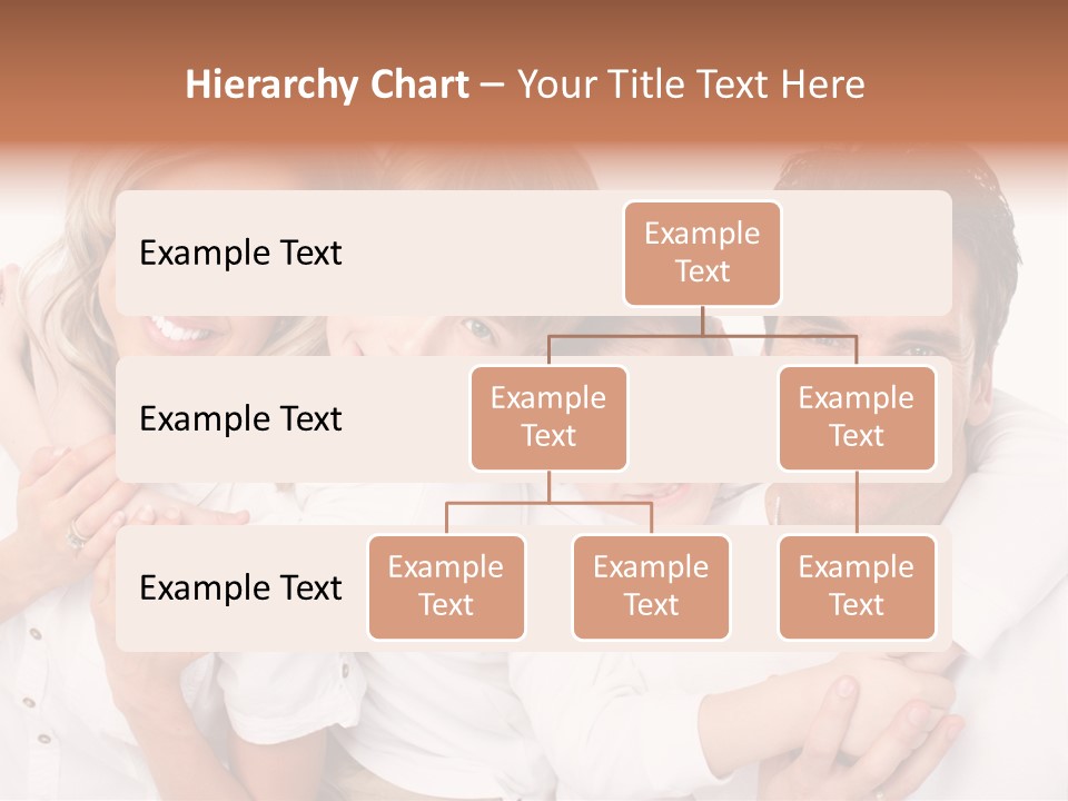 Dad White Hug PowerPoint Template
