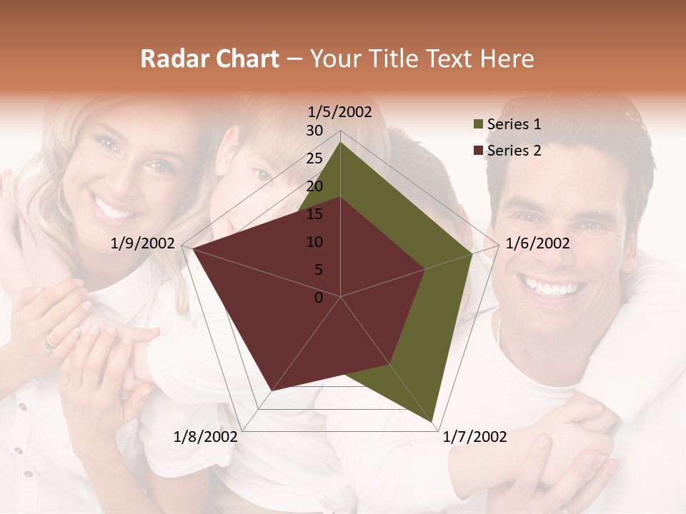 Dad White Hug PowerPoint Template