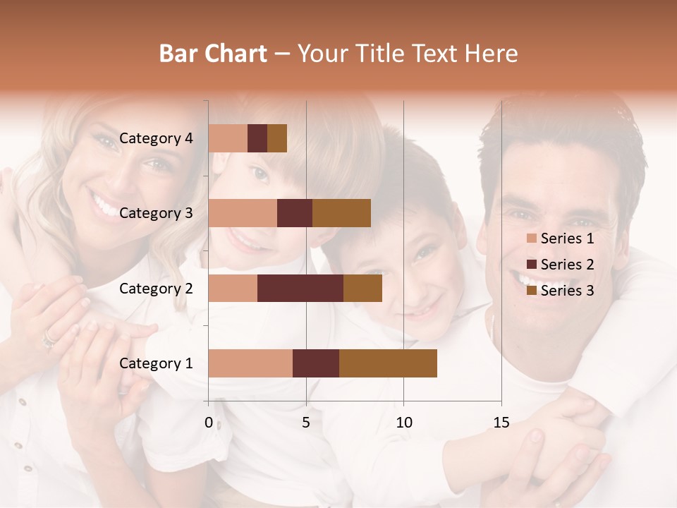 Dad White Hug PowerPoint Template