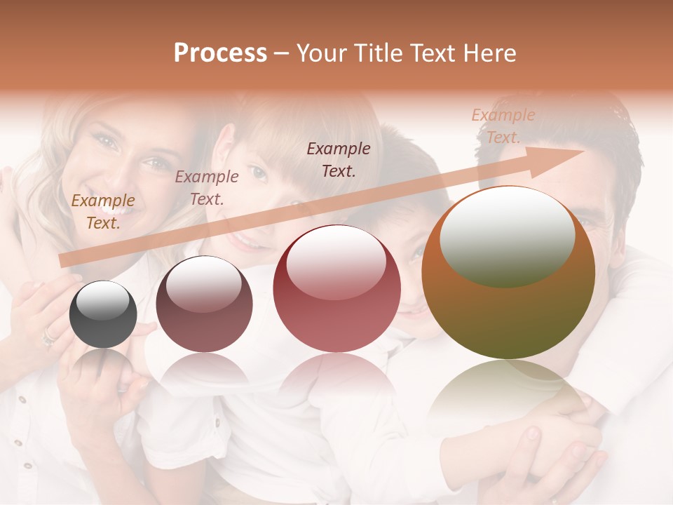 Dad White Hug PowerPoint Template