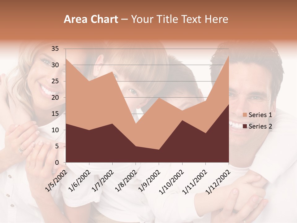 Dad White Hug PowerPoint Template