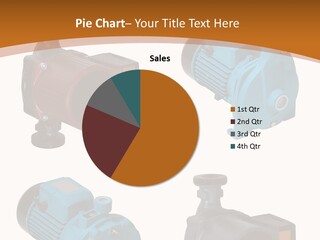 White Pressure Pumps PowerPoint Template