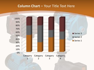 White Pressure Pumps PowerPoint Template