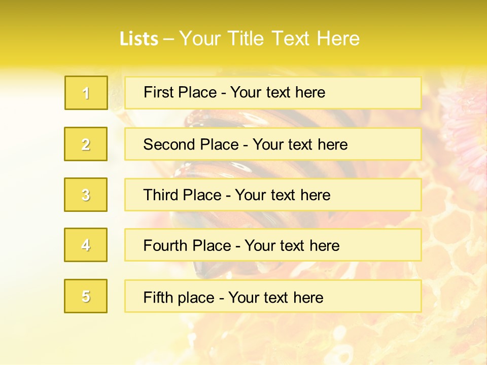 Taste Essential Yellow PowerPoint Template