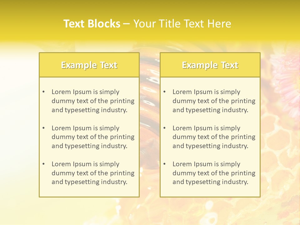 Taste Essential Yellow PowerPoint Template