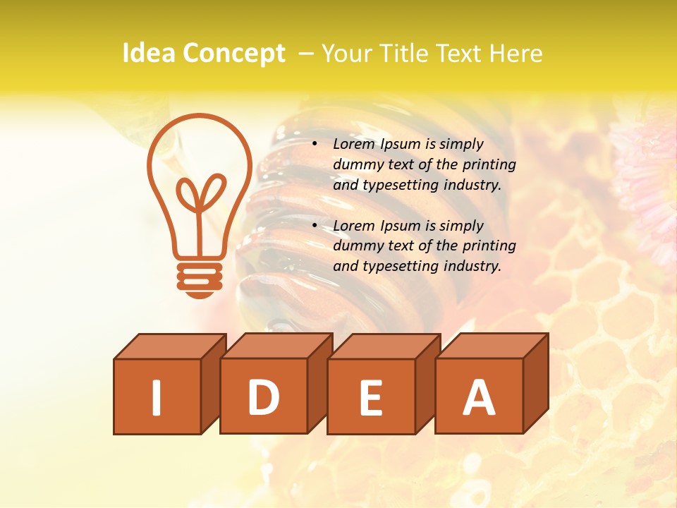 Taste Essential Yellow PowerPoint Template