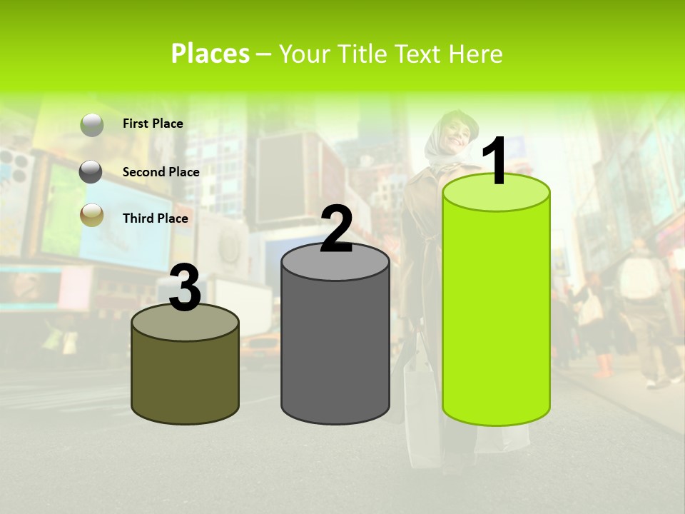 Female Time Business PowerPoint Template