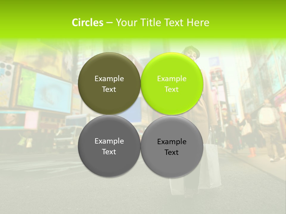 Female Time Business PowerPoint Template