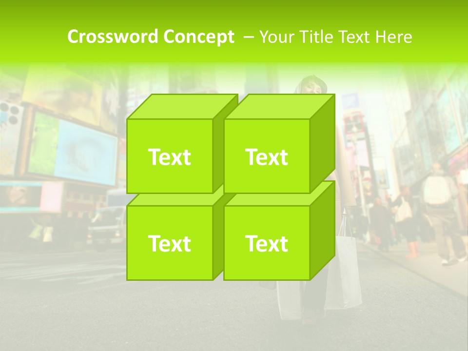 Female Time Business PowerPoint Template