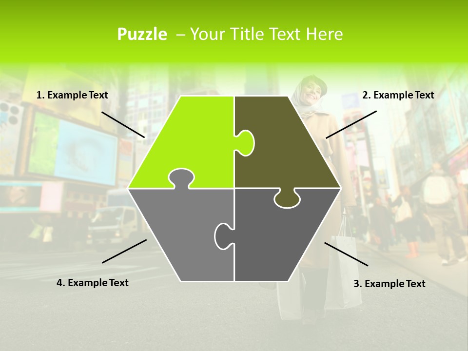 Female Time Business PowerPoint Template