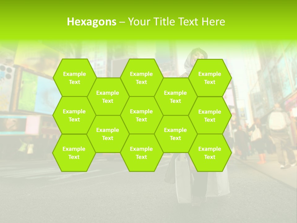 Female Time Business PowerPoint Template