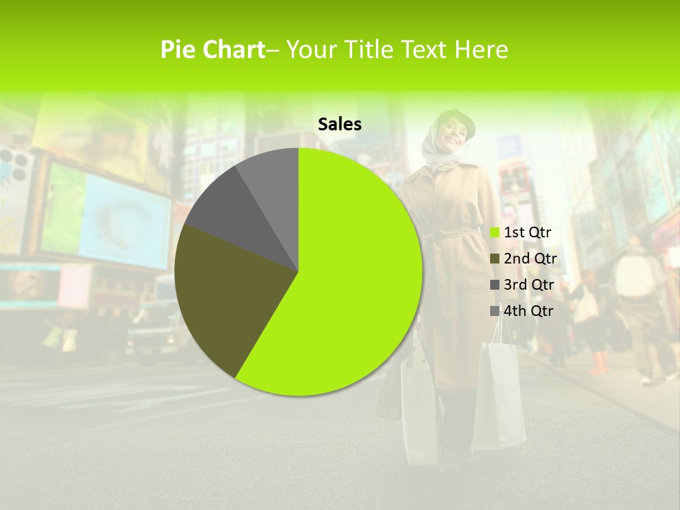 Female Time Business PowerPoint Template