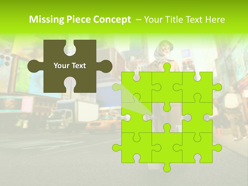 Female Time Business PowerPoint Template