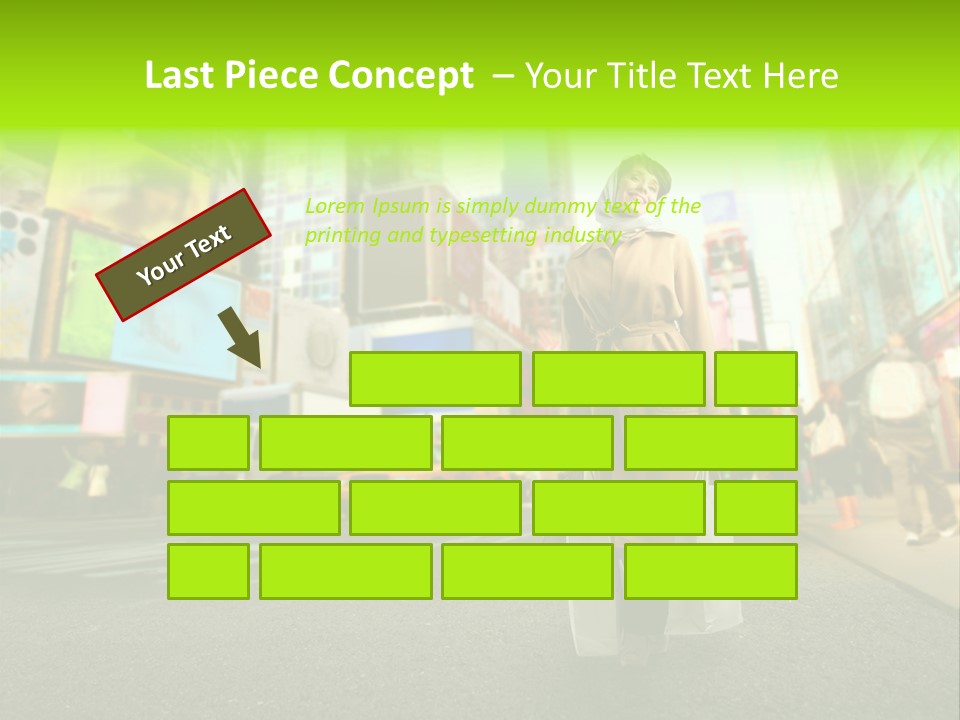 Female Time Business PowerPoint Template