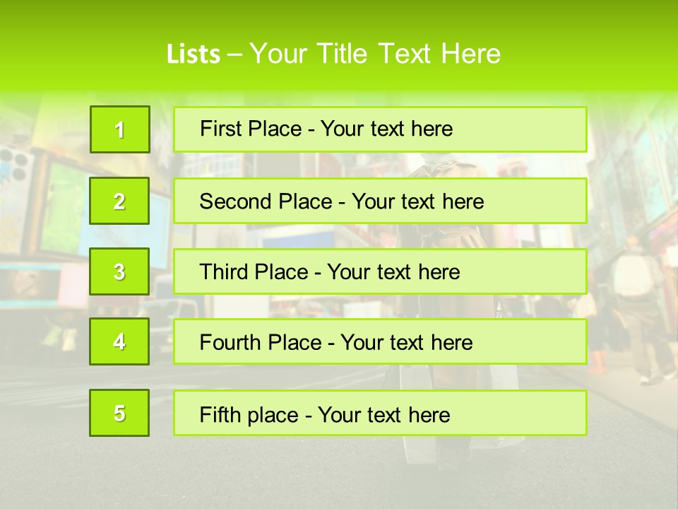 Female Time Business PowerPoint Template