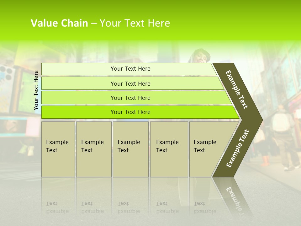 Female Time Business PowerPoint Template
