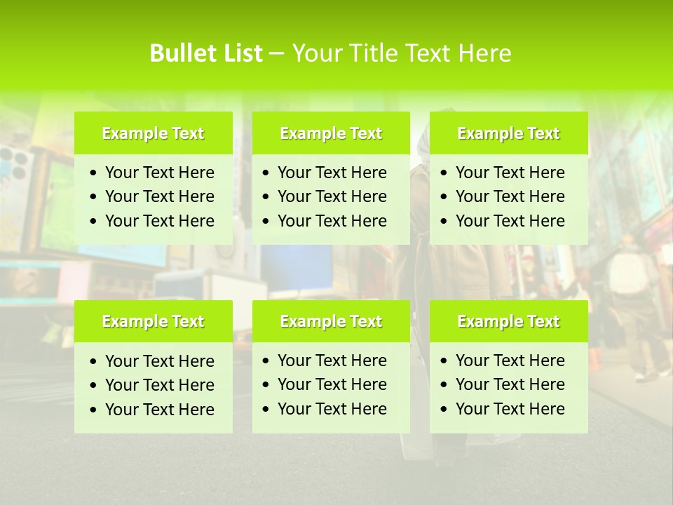 Female Time Business PowerPoint Template