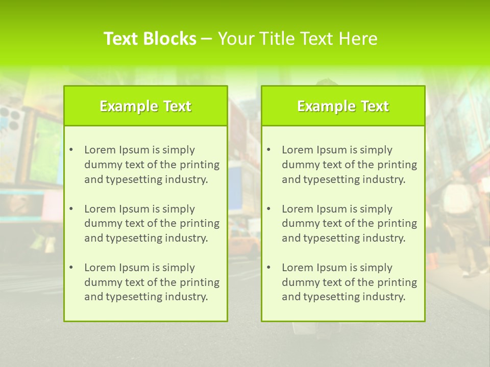 Female Time Business PowerPoint Template