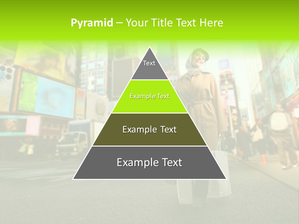 Female Time Business PowerPoint Template