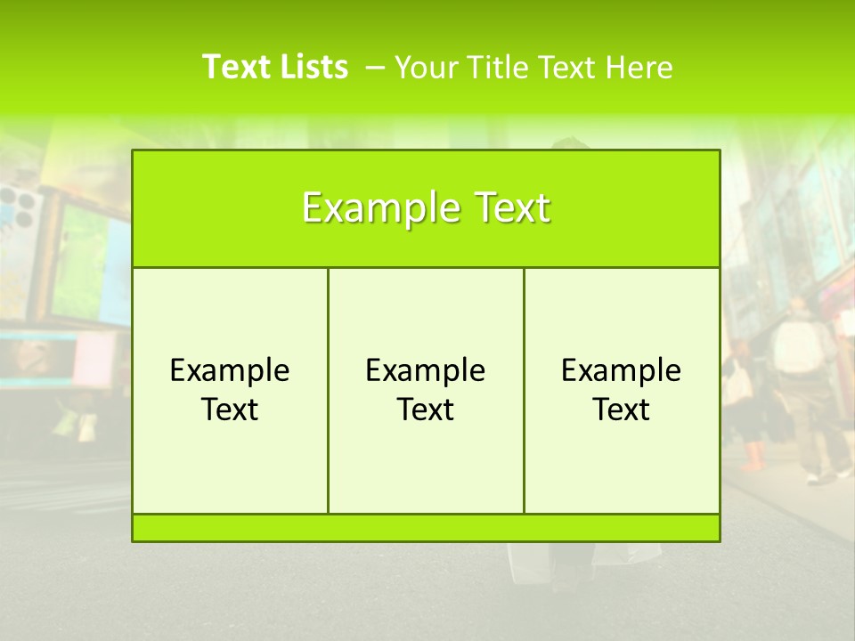 Female Time Business PowerPoint Template