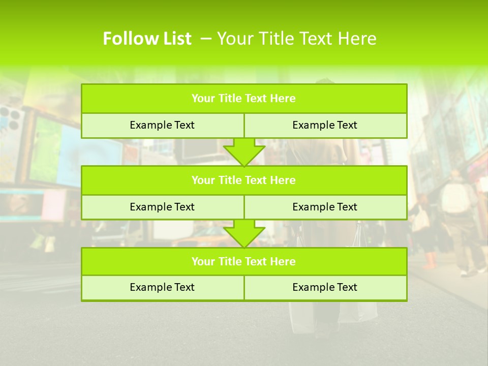 Female Time Business PowerPoint Template