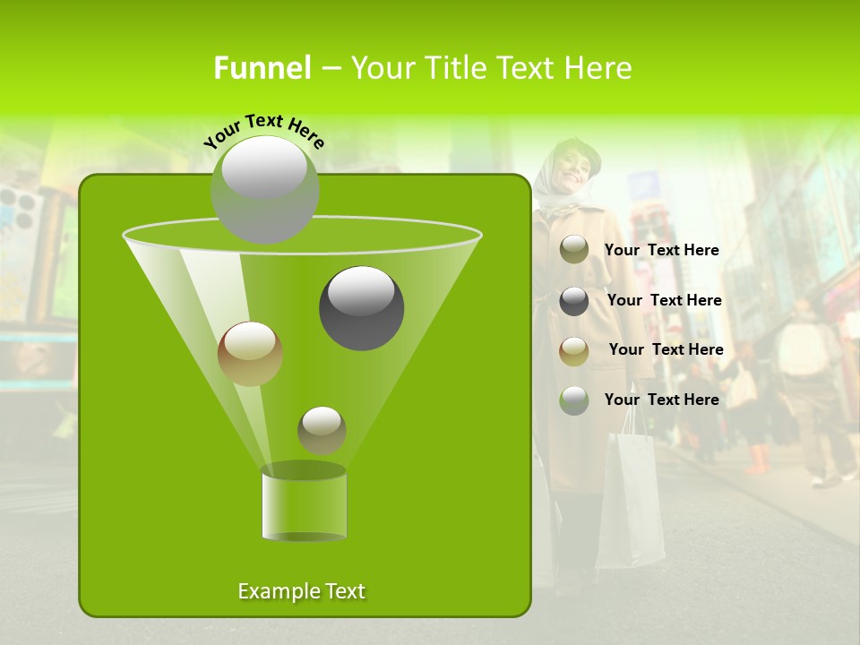 Female Time Business PowerPoint Template