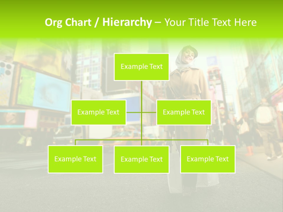 Female Time Business PowerPoint Template