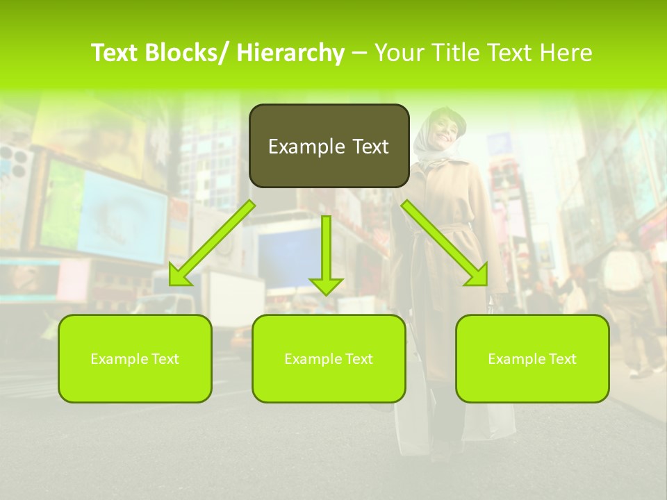 Female Time Business PowerPoint Template