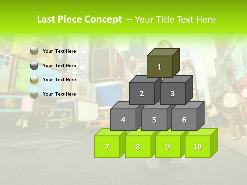 Female Time Business PowerPoint Template