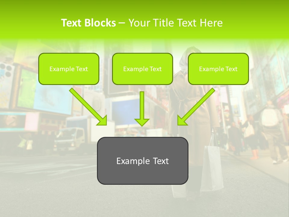 Female Time Business PowerPoint Template