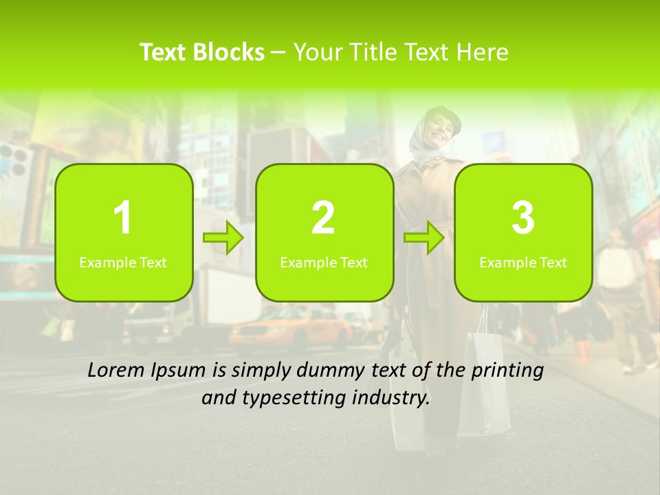 Female Time Business PowerPoint Template
