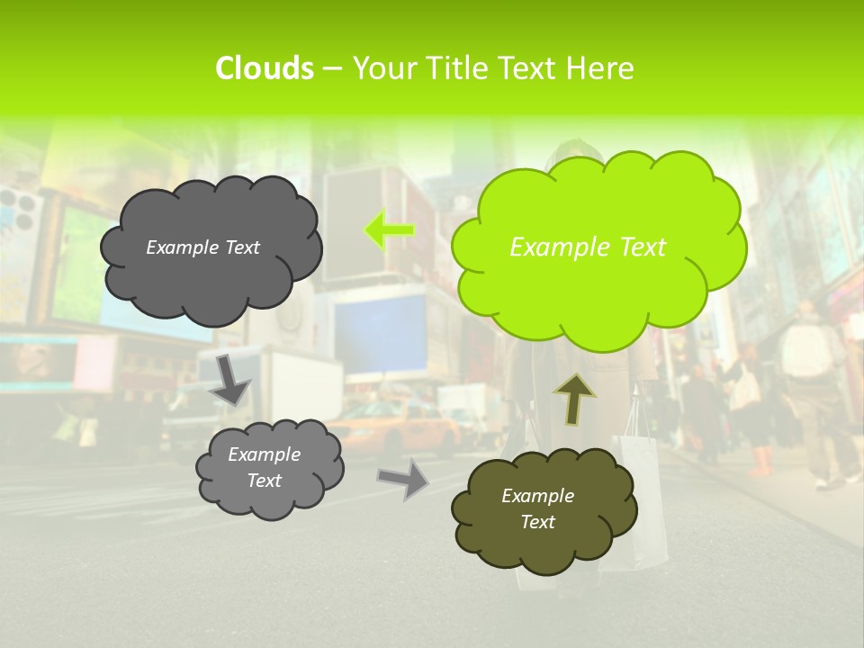 Female Time Business PowerPoint Template