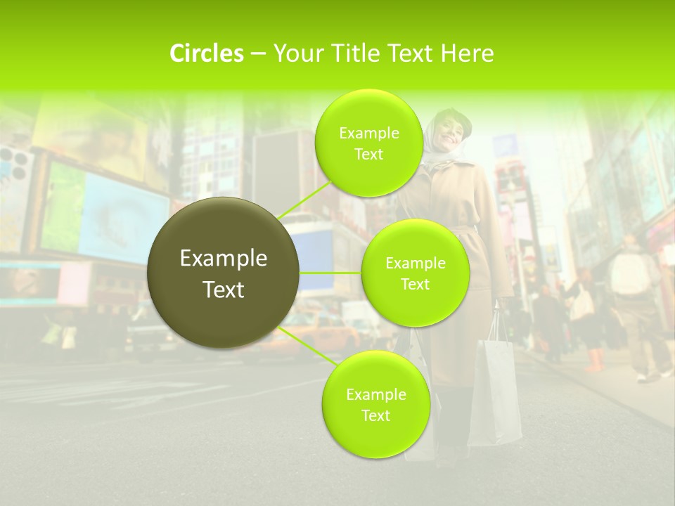 Female Time Business PowerPoint Template