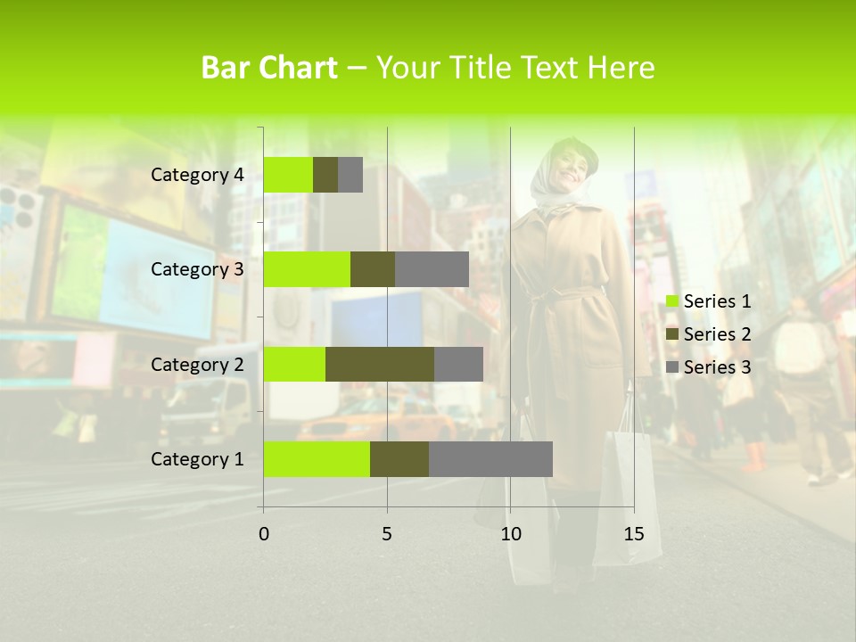Female Time Business PowerPoint Template