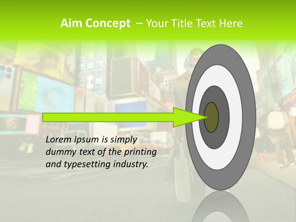 Female Time Business PowerPoint Template