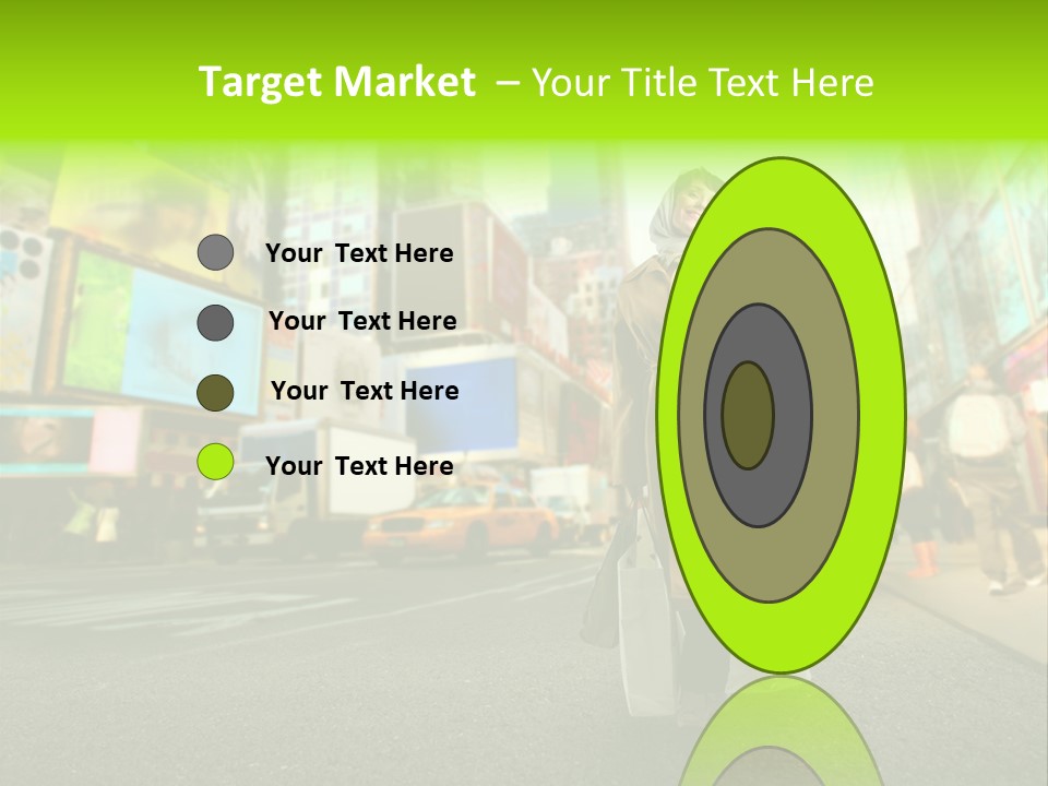 Female Time Business PowerPoint Template