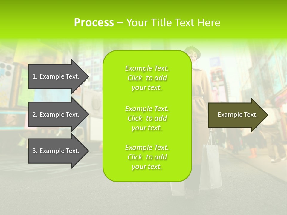 Female Time Business PowerPoint Template