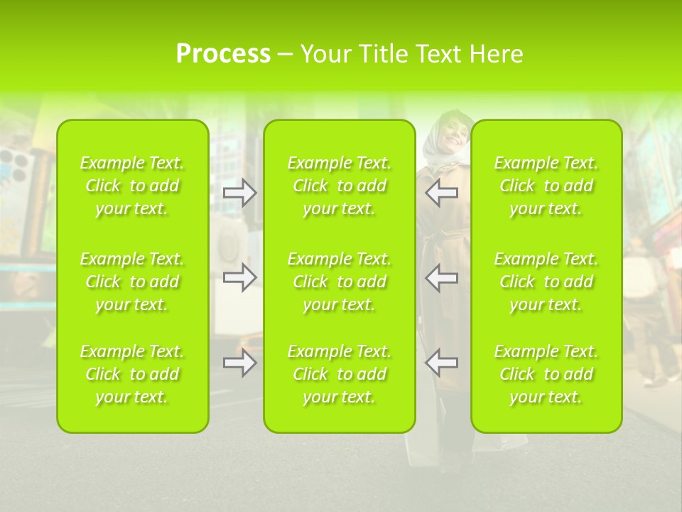 Female Time Business PowerPoint Template