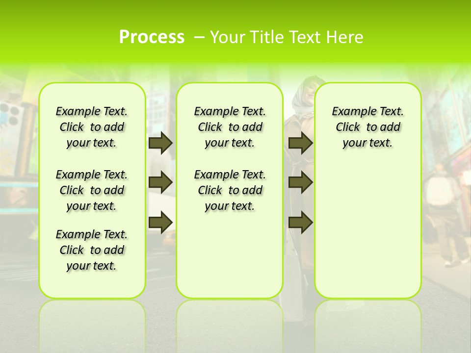 Female Time Business PowerPoint Template
