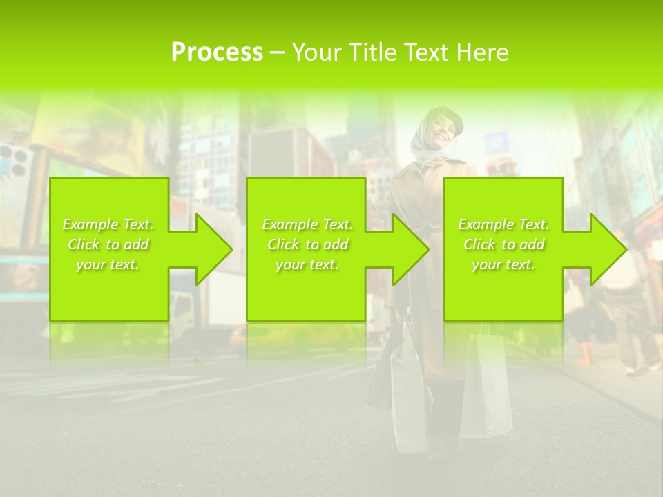 Female Time Business PowerPoint Template