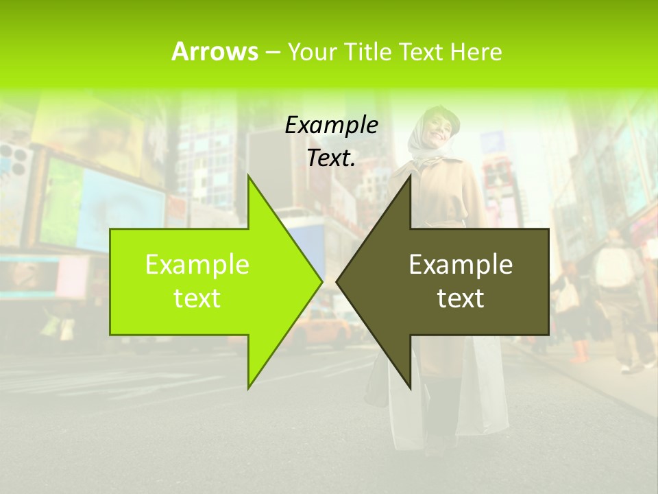 Female Time Business PowerPoint Template